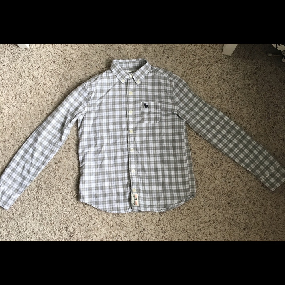 abercrombie kids dress shirt boys size 11/12
